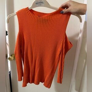 Calvin Klein orange sweater top